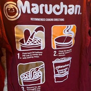 Maruchan Instant Noodles Long Sleeve T-Shirt Japanese Kawaii